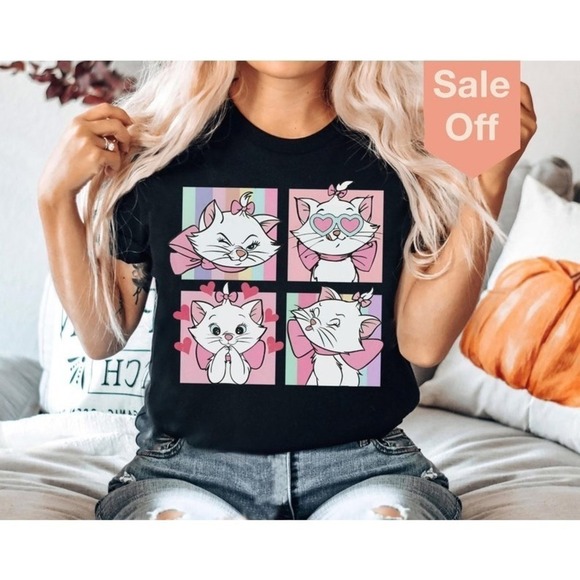 Renee
F Other - Disney Aristocats Cartoon Classic Fan Graphic T-Shirt